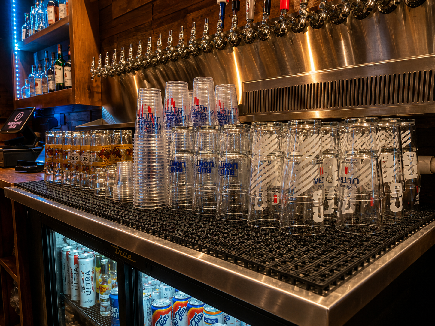 Dining area at The Branding Iron